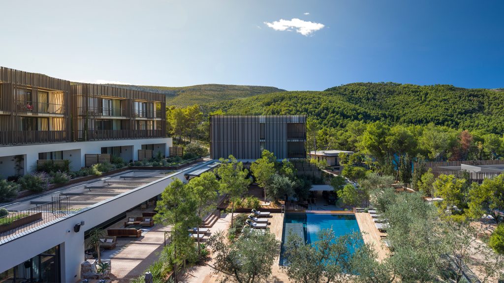 Malina Resort arial photo