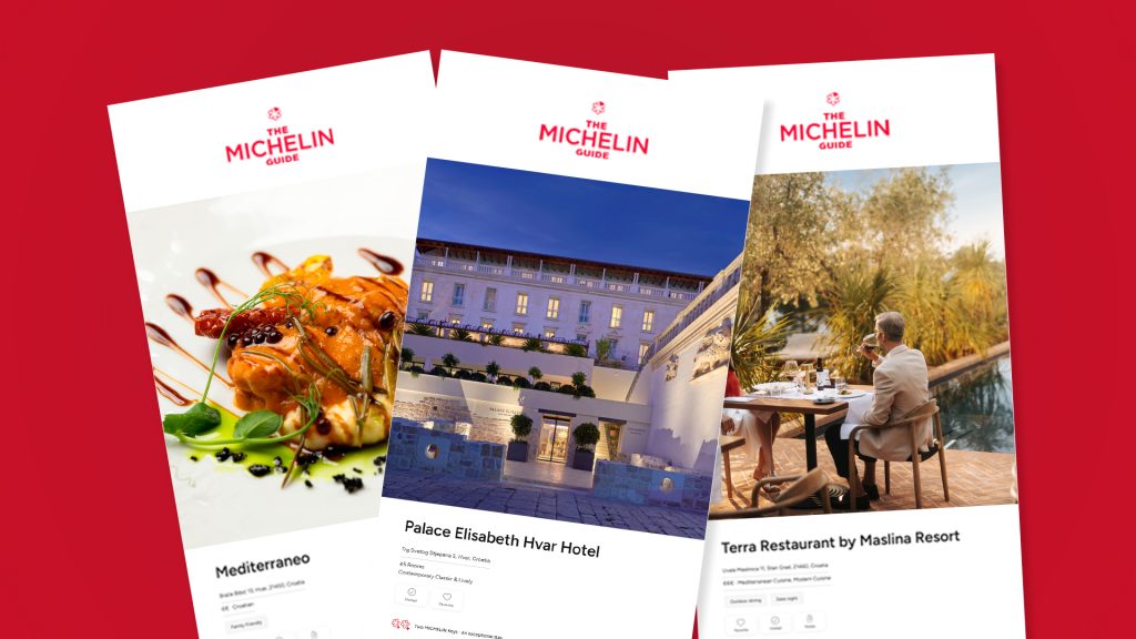 Michelin stars Hvar island Croatia